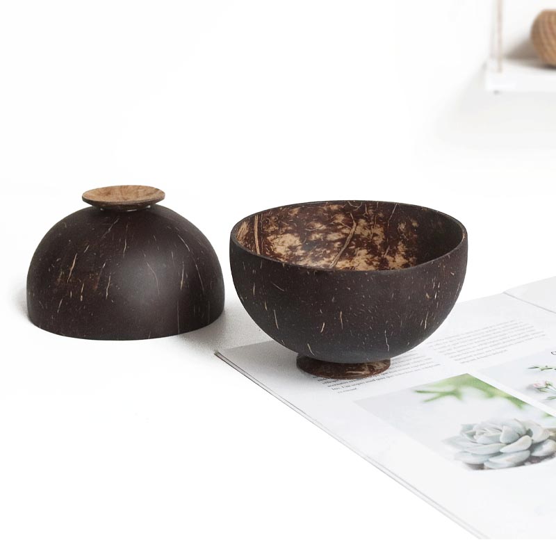 1pcs Natural Coconut Bowl Spoo - Dim Sum Basket review and price