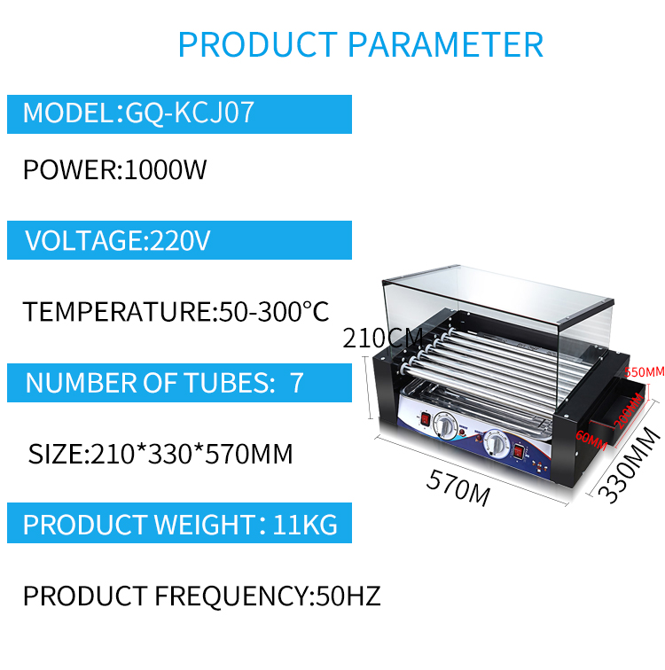 GQ-KCJ07 Hot Sale Electric Hot - Hot Dog Press review and price